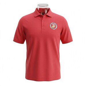 Marine Corps League Men’s Red Polo Shirt Size Large